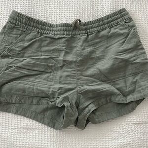 J crew linen drawstring shorts